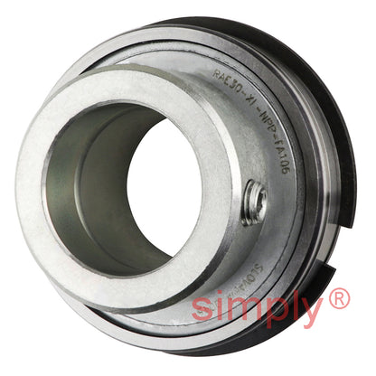 INA RAE30XLNPPNR Metric Parallel Outer Bearing Insert with P Seals and Slots in Outer Ring 30x62x35.8mm