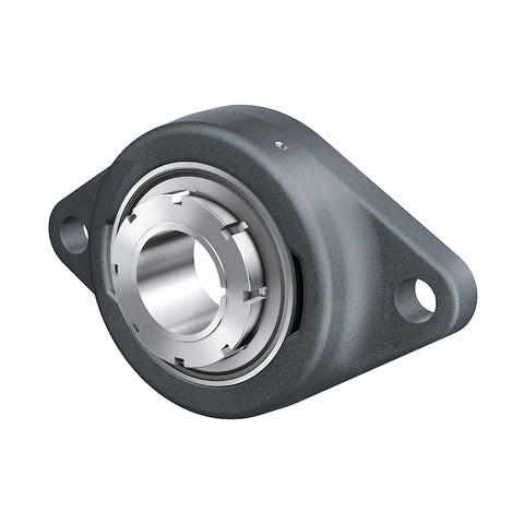 INA RCJTA30XLN Two Bolt Cast Iron Oval Housing with Adaptor Sleeve 30mm Bore