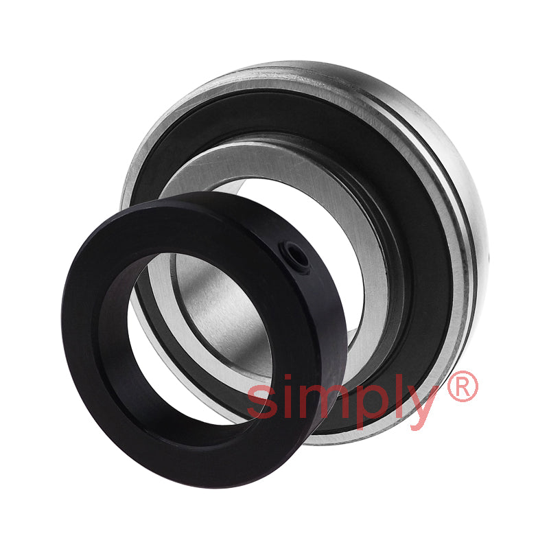 SA201-8 Imperial Bearing Insert with Locking Collar 1/2 inch Bore 40mm Outside Dia