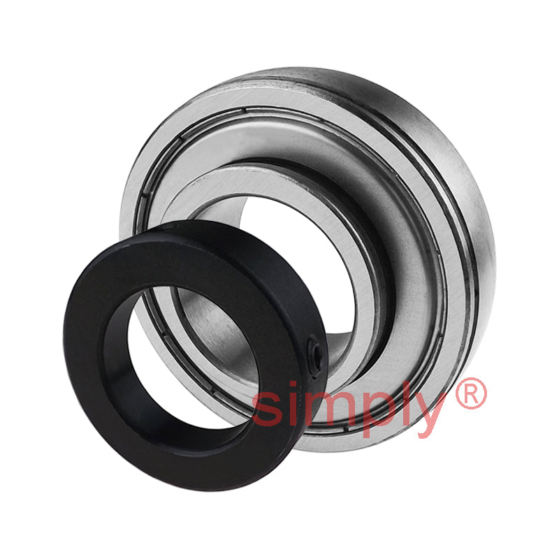 SA206 Metric Bearing Insert with Locking Collar 30mm Bore 62mm Outside Dia