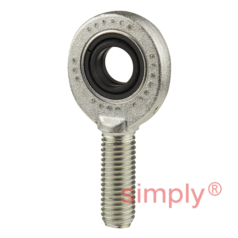 SKF SA15ES Right Hand Steel / Steel Plain Male Rod End M14 Thread