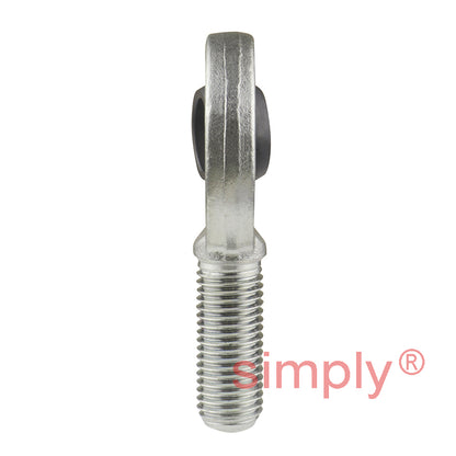 SKF SA17ES Right Hand Steel / Steel Plain Male Rod End M16 Thread