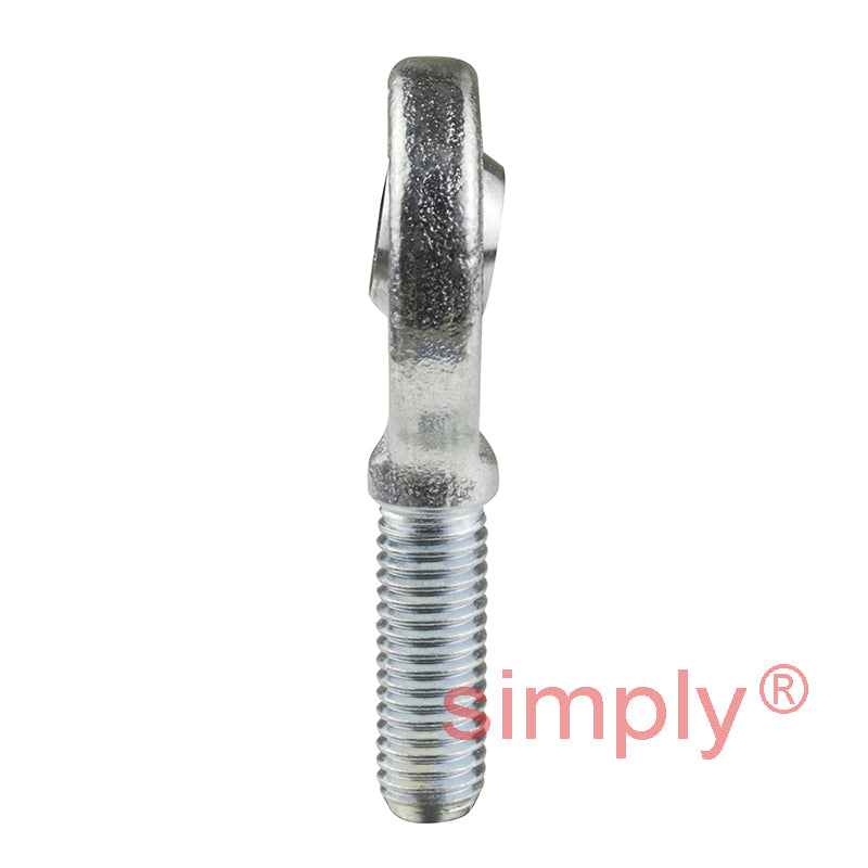SKF SA8C Right Hand Steel / PTFE Sintered Bronze Lined Plain Male Rod End M8 Thread