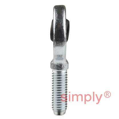 SKF SA8E Right Hand Steel / Steel Plain Male Rod End M8 Thread
