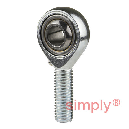 SKF SAKAC12M Right Hand Steel / Bronze Lined Plain Male Rod End M12 Thread
