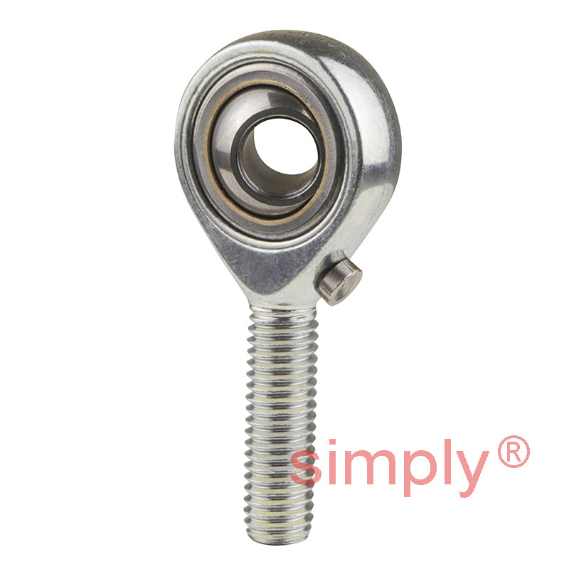 SKF SAKAC8M Right Hand Steel / Bronze Lined Plain Male Rod End M8 Thread
