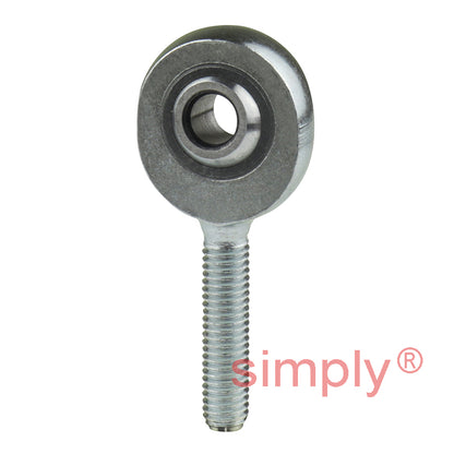 SKF SAKB5F Right Hand Steel / PTFE FRP Lined Plain Male Rod End M5 Thread