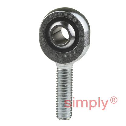 SKF SAKB8F Right Hand Steel / PTFE FRP Lined Plain Male Rod End M8 Thread