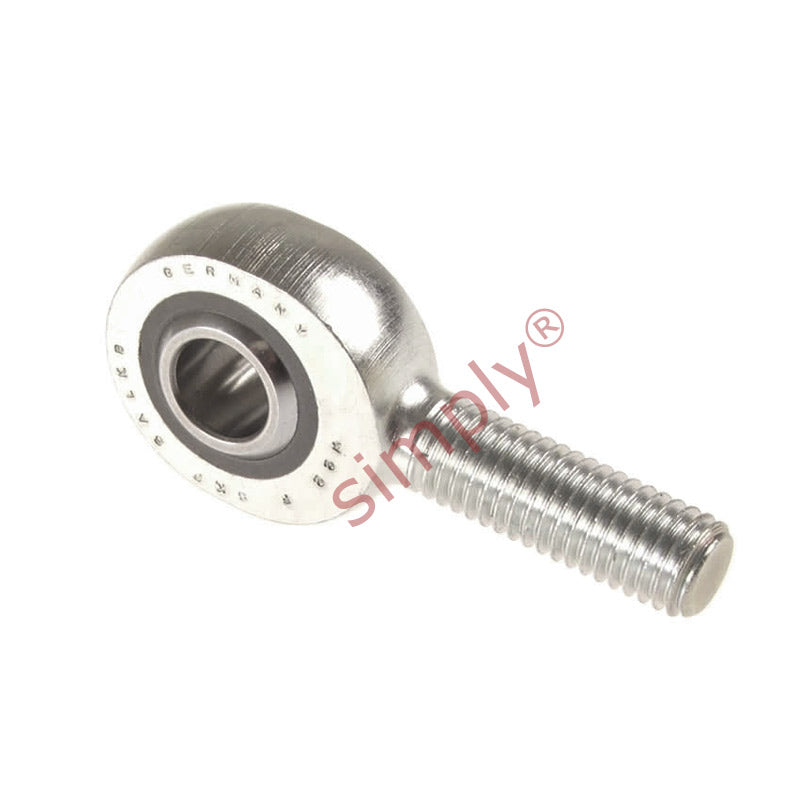 SKF SALKB10F Left Hand Steel / PTFE FRP Lined Plain Male Rod End M10 Thread