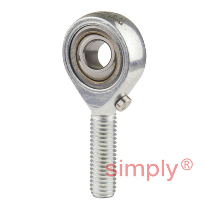 SKF SALKAC8M Left Hand Steel / Bronze Lined Plain Male Rod End M8 Thread