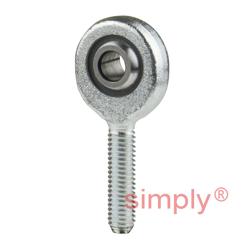 SKF SALKB6F Left Hand Steel / PTFE FRP Lined Plain Male Rod End M6 Thread