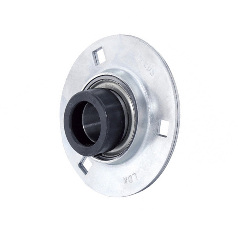 SAPF206-20 Round 3 Bolt Pressed Steel Bearing Housing with 1-1/4 inch Collar Insert