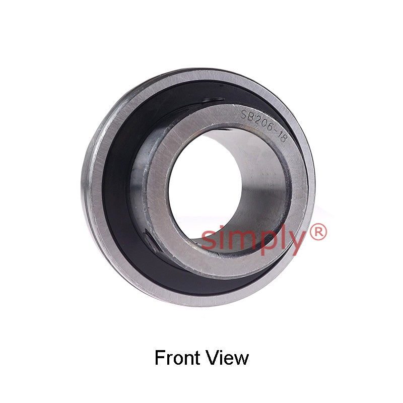 SB206-18 Imperial Bearing Insert with 1-1/8 inch Bore 62mm Outside Dia