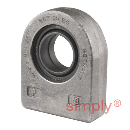 SKF SCF35ES Steel / Steel Rod End With Rectangular Section Welding Shank
