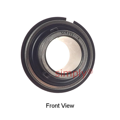 SER205-16 Imperial Bearing Insert and Snap Ring 1 inch Bore 52mm Outside Dia