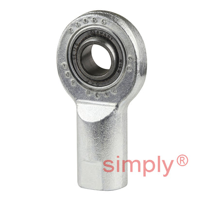 SKF SI12C Right Hand Steel / PTFE Sintered Bronze Lined Plain Female Rod End M12 Thread