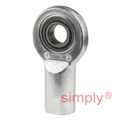 SKF SI12C Right Hand Steel / PTFE Sintered Bronze Lined Plain Female Rod End M12 Thread