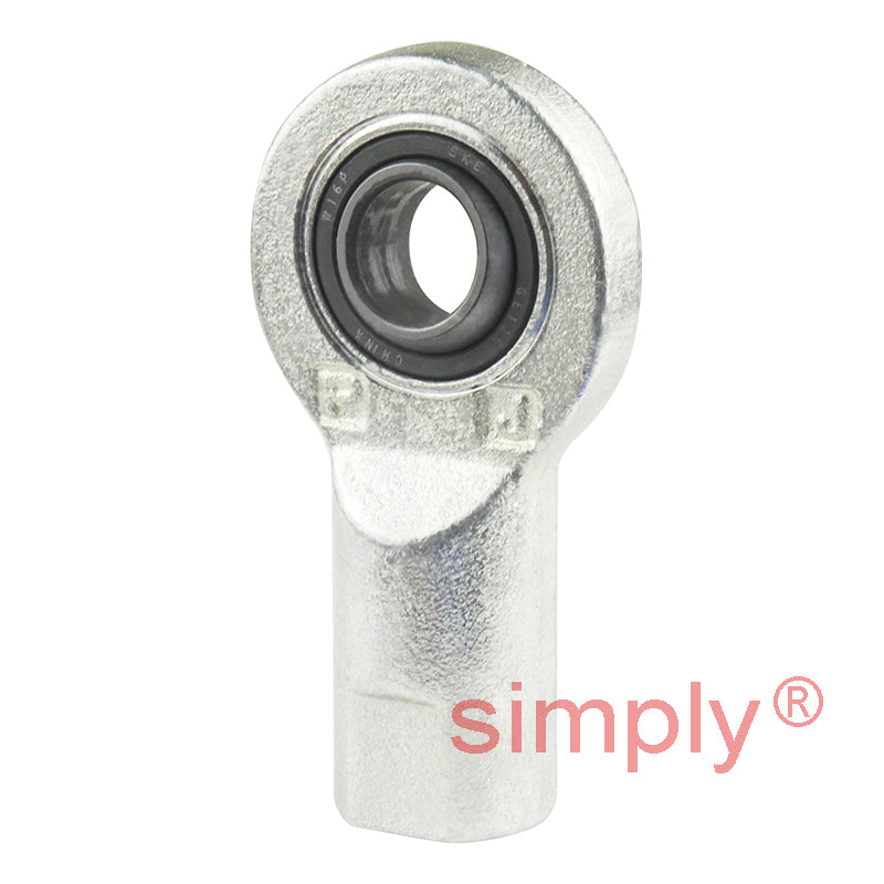 SKF SI12E Right Hand Steel / Steel Plain Female Rod End M12 Thread