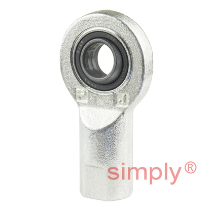 SKF SI12E Right Hand Steel / Steel Plain Female Rod End M12 Thread