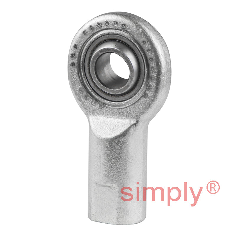 SKF SIL10C Left Hand Steel / PTFE Sintered Bronze Lined Plain Female Rod End M10 Thread
