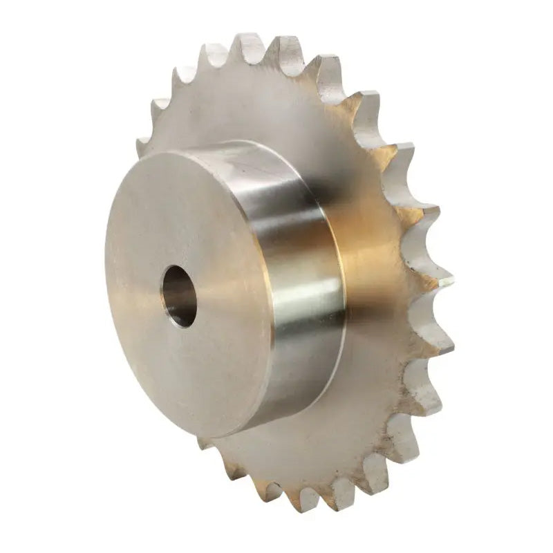 16 Tooth 06B Stainless Steel Simplex Pilot Bore Sprocket for 3/8 inch Pitch Chain