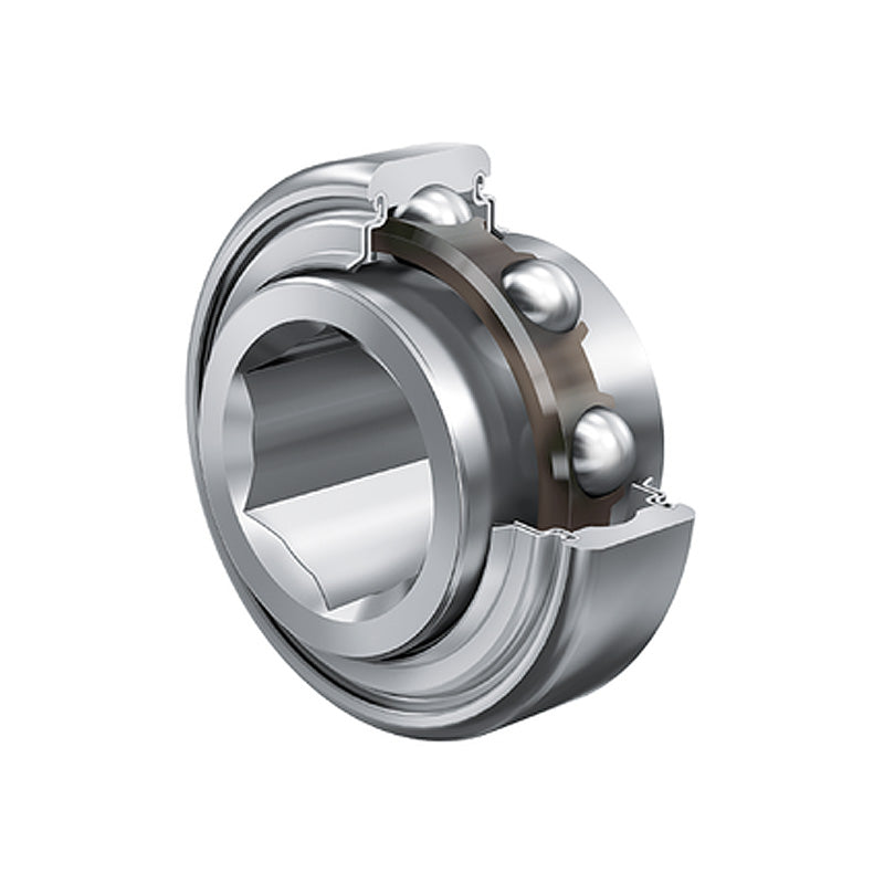 INA SK014205KRR Metric Parallel Outer Hexagonal Bore Bearing Insert with R Seals 22.23mm Bore