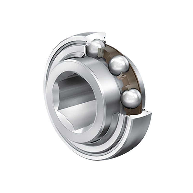 INA SKE17204KRRB Metric Spherical Outer Hexagonal Bore Bearing Insert with R Seals 17mm Bore