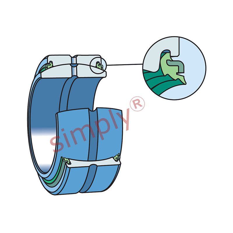 SKF GE35ES2LS Heavy Duty Triple Seal Spherical Plain Bearing 35x55x20x25mm Allow 7-10 Days
