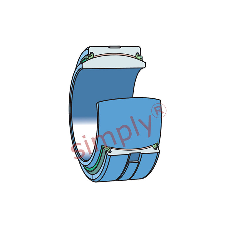 SKF GE220TXA2RS Maintenance Free Spherical Plain Bearing Steel / PTFE Fabric 220x320x135x100mm