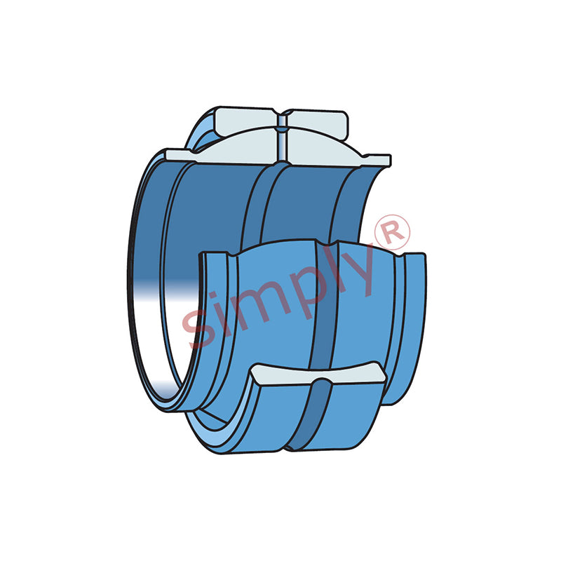SKF GEG125ES Extended Inner Spherical Plain Bearing 125x180x125x70mm