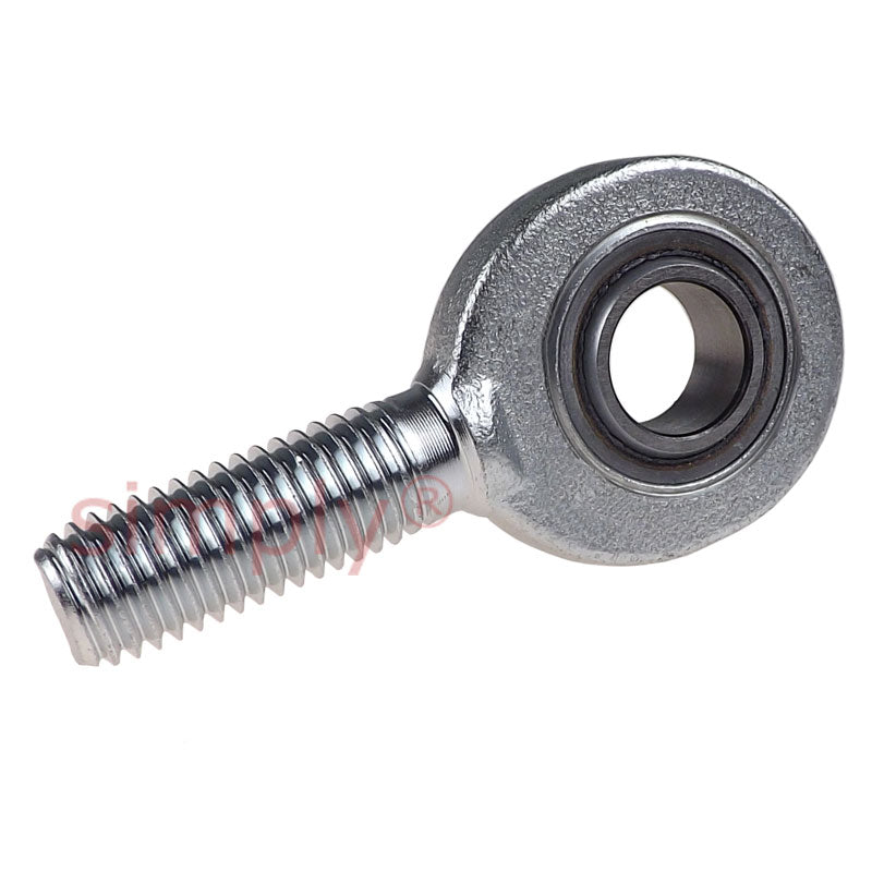 SKF SA17C Right Hand Steel / PTFE Sintered Bronze Lined Plain Male Rod End M16 Thread