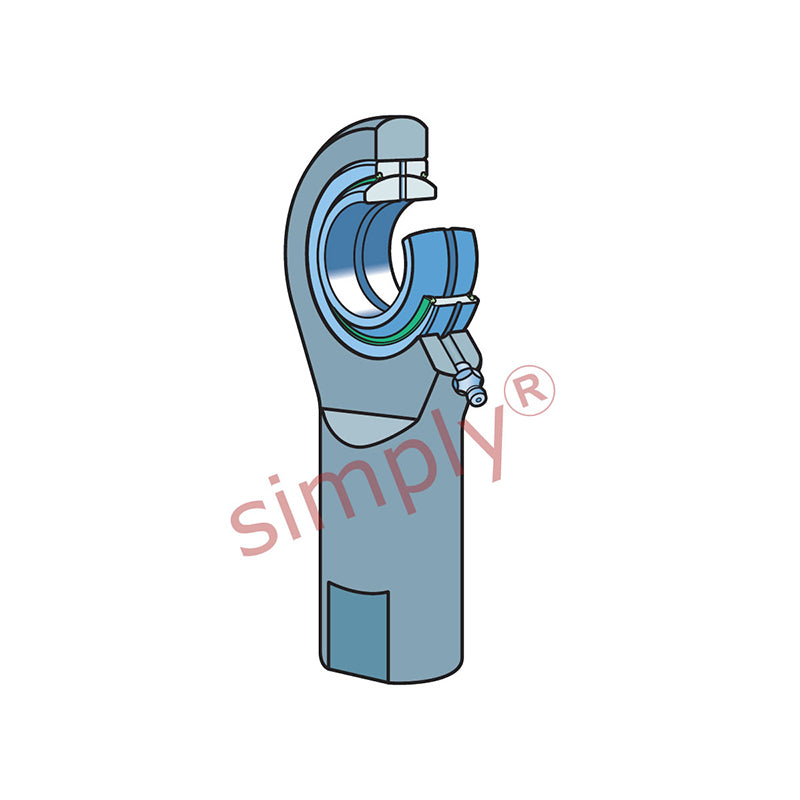 SKF SIA45ES2RS Right Hand Steel / Steel Plain Female Rod End M42x3 Thread
