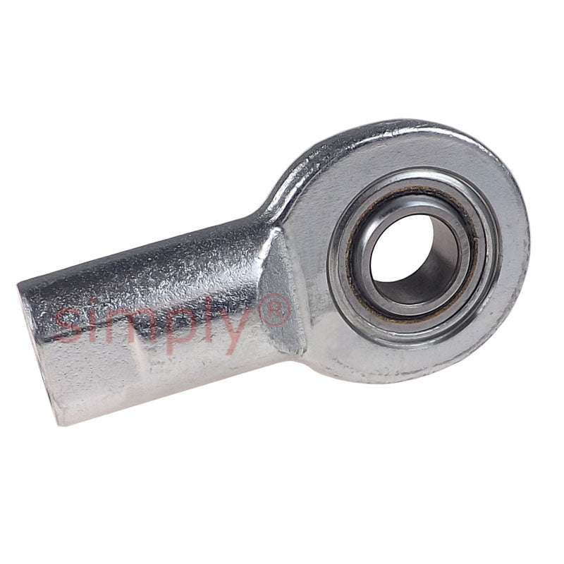 SKF SI15C Right Hand Steel / PTFE Sintered Bronze Lined Plain Female Rod End M14 Thread
