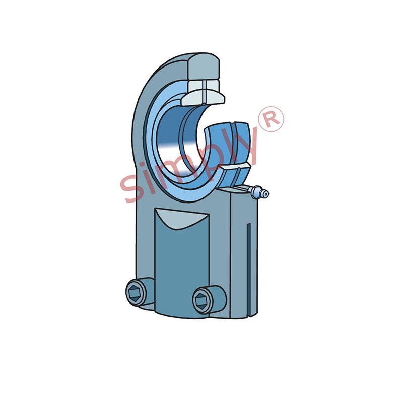 SKF SIJ16ES Right Hand Steel / Steel Clamp Type Female Rod End M12x1.25 Thread