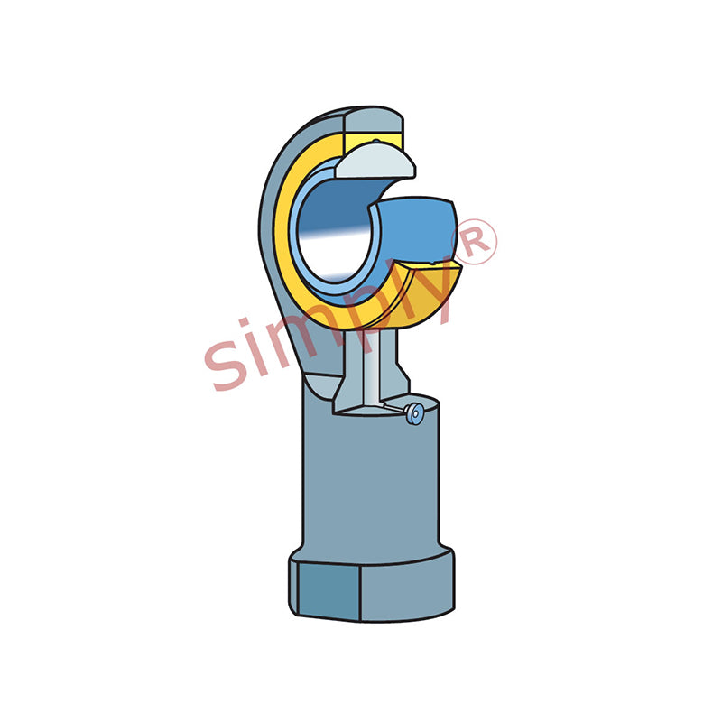 SKF SIKAC16M Right Hand Steel / Bronze Lined Plain Female Rod End M16 Thread