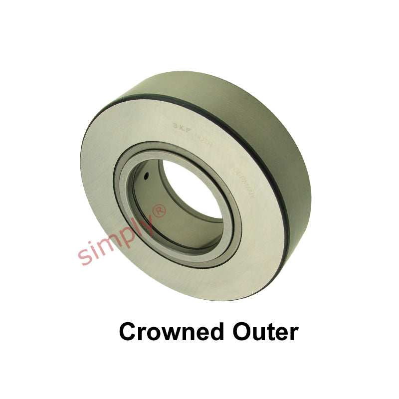 Major Brand NUTR4090A Support Roller With Axial Guidance Crowned Outer 40x90x32mm