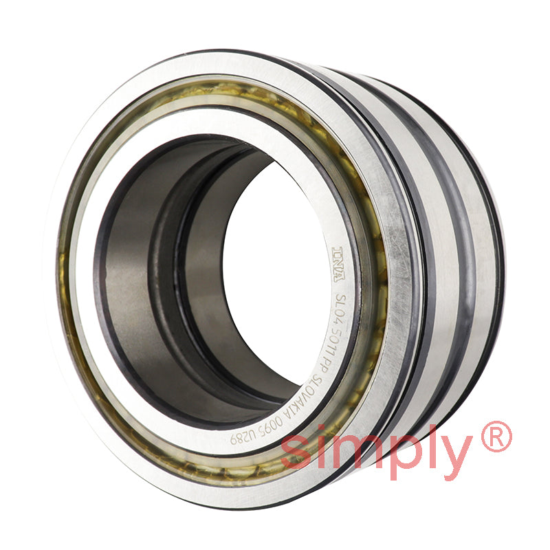 SL045011-PP Double Row Full Complement Cylindrical Roller Bearing with Snap Ring Grooves (Cable Sheave Bearings) 55x90x46mm