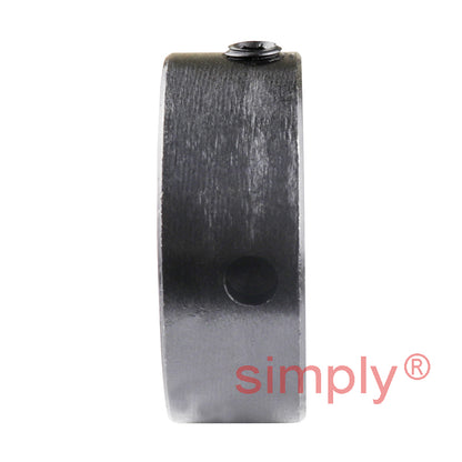 RHP SL25EC Two Bolt Cast Iron Pillow Block and 25mm Bore Eccentic Collar Flat Back Insert