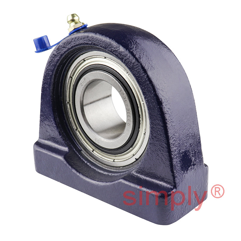 RHP SNP30EC Threaded Base Small Footprint Pillow / Plummer Block and 30mm Bore Flat Back Collar Insert