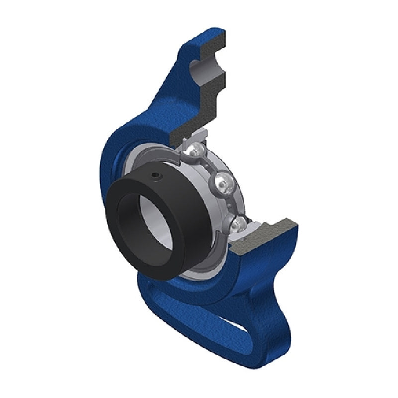 SNR ESFA206 Metric Cast Iron Adjustable Flange Unit with Eccentric Collar Insert 30mm Bore - Allow 2-3 Days