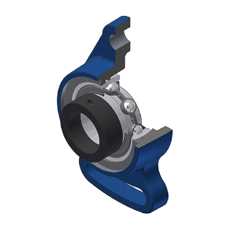 SNR ESFA207N Metric Cast Iron Adjustable Flange Unit with Eccentric Collar Insert 35mm Bore - Allow 2-3 Days