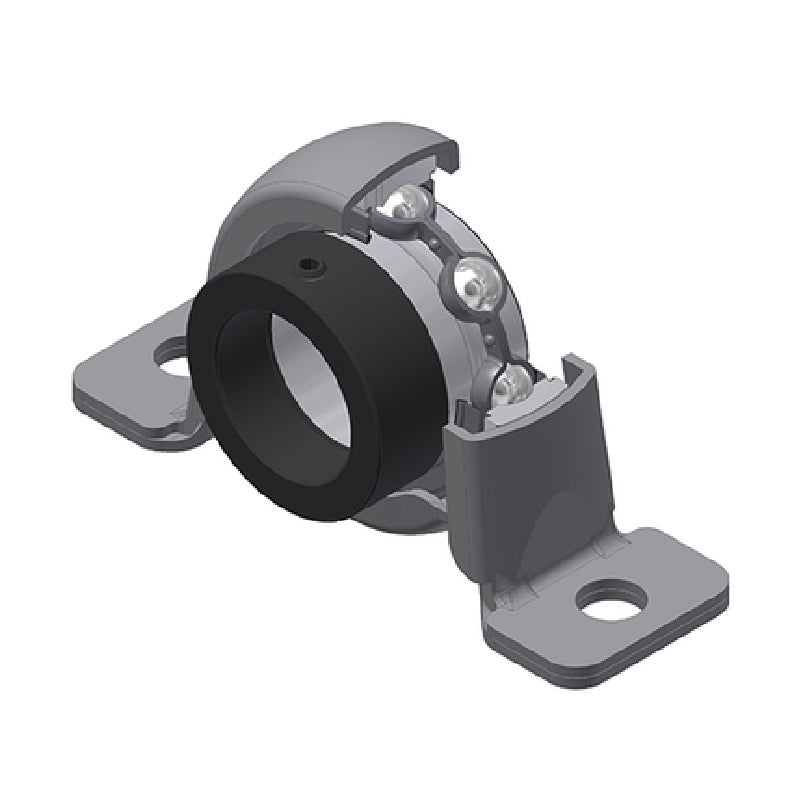 SNR ESPP203 Metric Pressed Steel Two Bolt Plummer Block Housing with 17mm Eccentric Collar Insert - Allow 2-3 Days