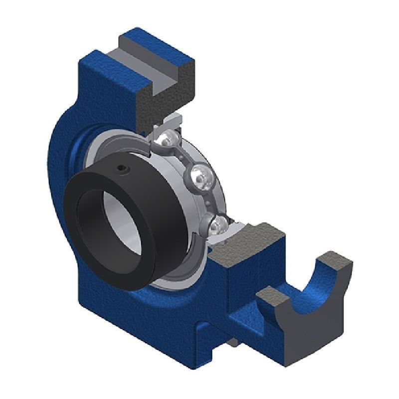 SNR EST206 Metric Cast Iron Take Up Unit with Eccentric Collar Insert 30mm Bore - Allow 2-3 Days