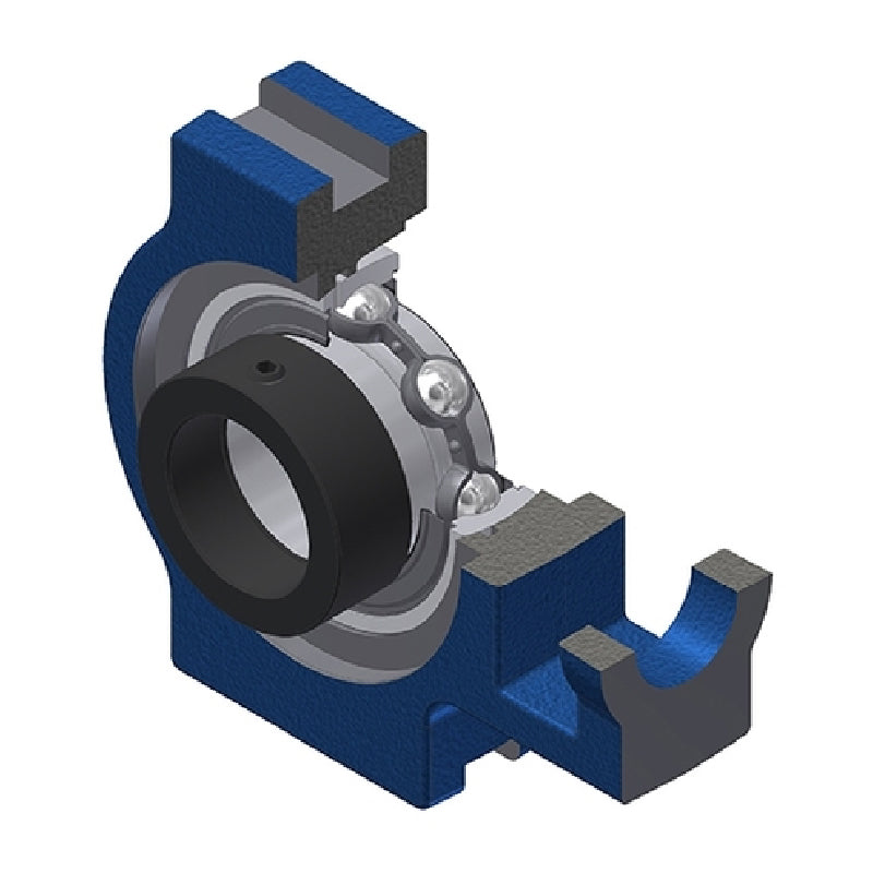 SNR EST205N Metric Cast Iron Take Up Unit with Eccentric Collar Insert 25mm Bore - Allow 2-3 Days