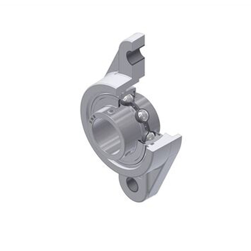 SNR MUCNFL204-12 Imperial Thermoplastic Two Bolt Oval Flanged Bracket Housing Unit with 3/4 inch Bore Insert - Allow 2-3 Days