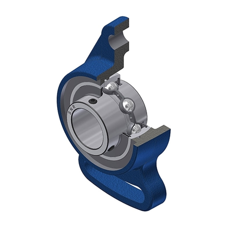 SNR UCFA212N Metric Cast Iron Adjustable Flange Unit with 60mm Insert - Allow 2-3 Days