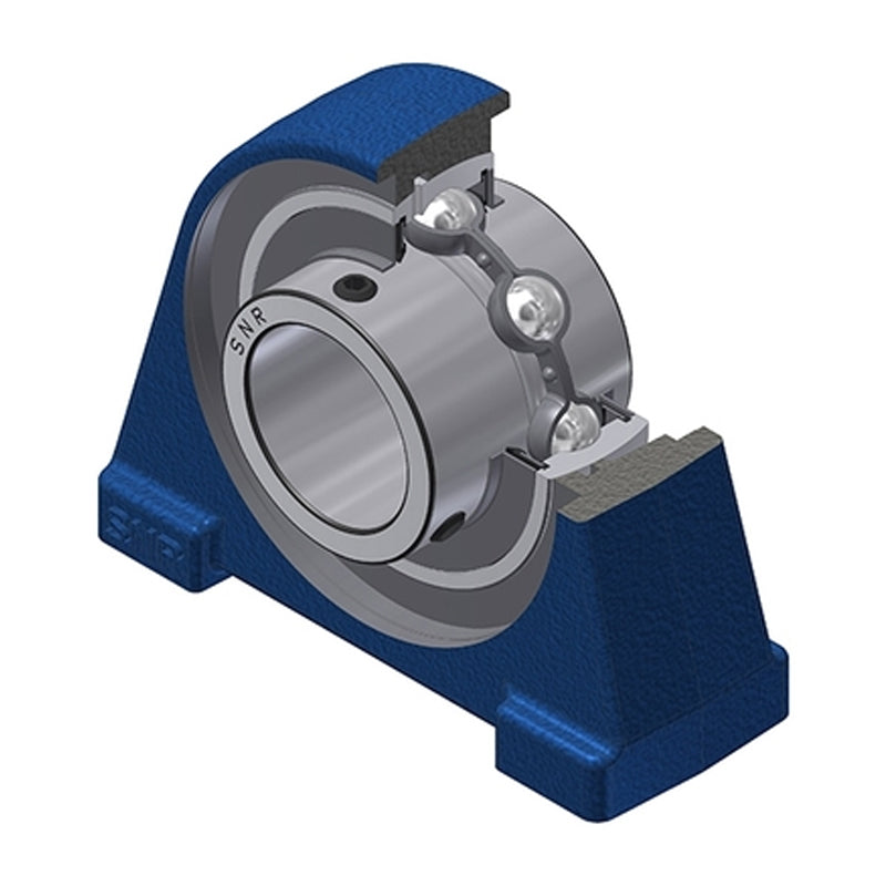 SNR UCPAE205N Threaded Base Small Footprint Metric Pillow / Plummer Block Housing Supplied with 25mm Bore Insert - Allow 2-3 Days