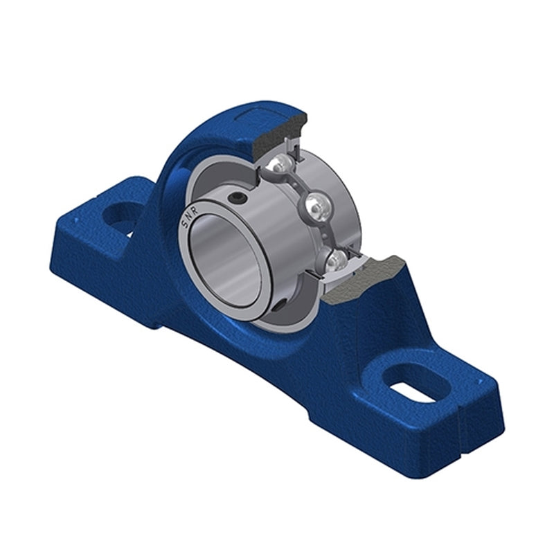 SNR UCPE210-31 Imperial Cast Iron Two Bolt Pillow / Plummer Block Housing with 1-15/16 inch Bore Insert - Allow 2-3 Days