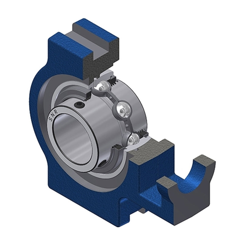 SNR UCT209NL3 Metric Cast Iron Take Up Unit with 45mm Bore Bearing Unit - Allow 2-3 Days