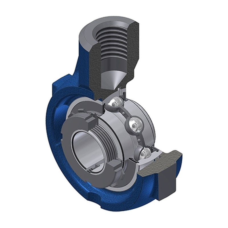 SNR UKEHE206H Metric Cast Iron Hanger Bearing Unit with 25mm Bore Insert and Adaptor Sleeve - Allow 2-3 Days